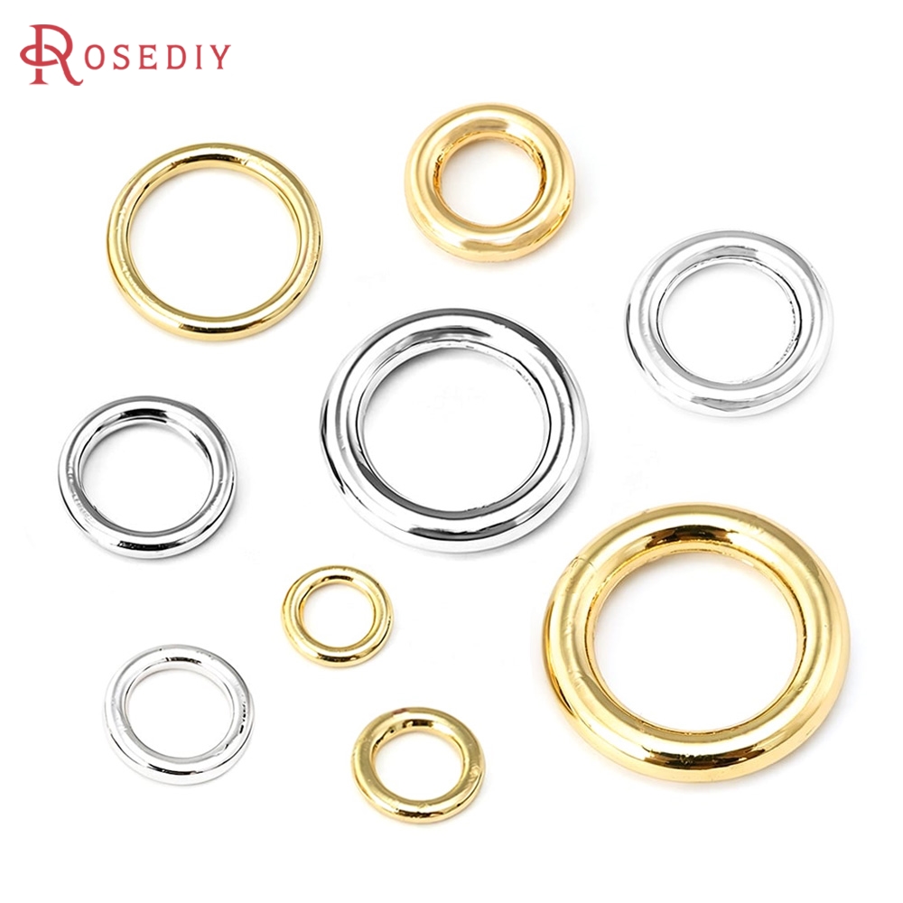 Jewelry Making Gold Wire - 4~14.5MM 18K Gold Color Brass Round