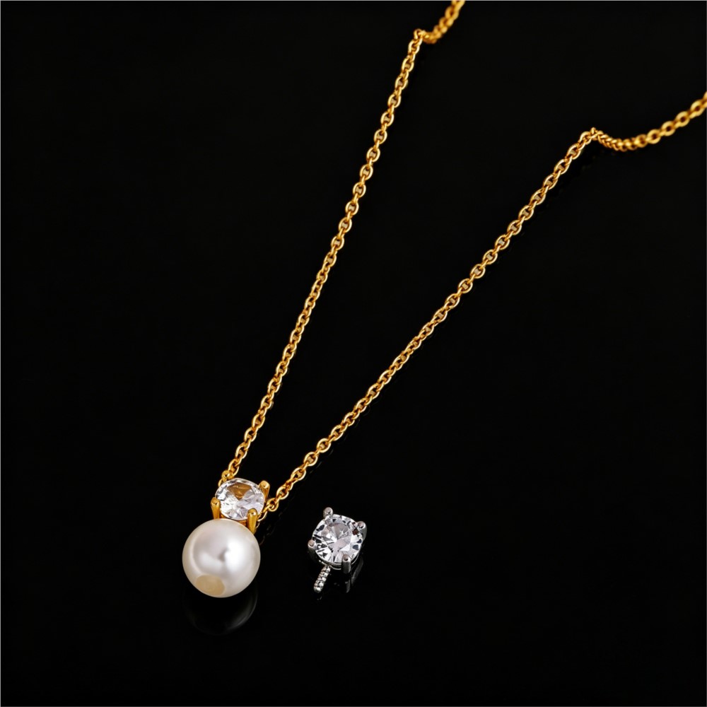 10Pcs 18K Gold Pearl Cup Eye P - Jewelry Making Drill recension och pris