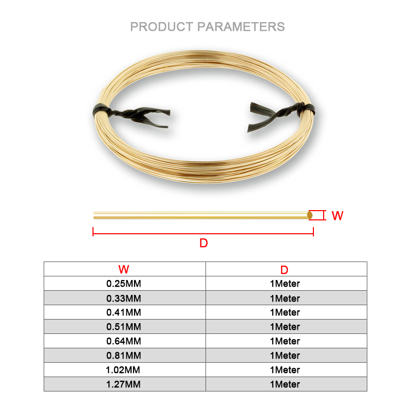 One Meter Half Hard/Dead Soft  - Jewelry Making Gold Wire recension och pris