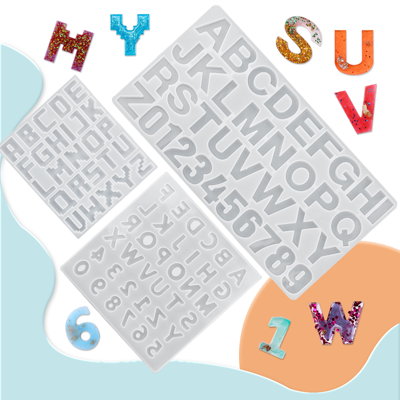 Alphabet Epoxy Resin Mold Kit  - Jewelry Making Drill recension och pris