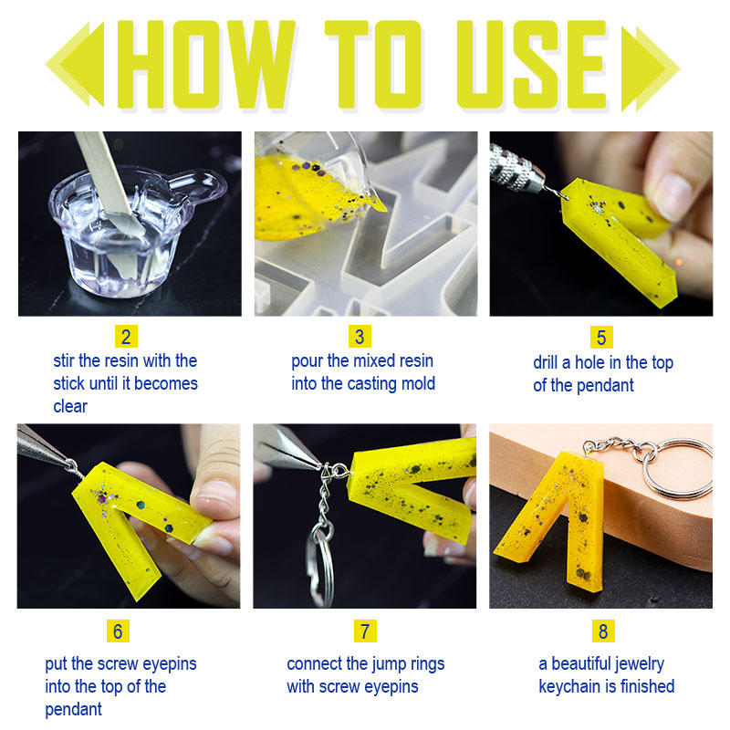Alphabet Epoxy Resin Mold Kit  - Jewelry Making Drill recension och pris