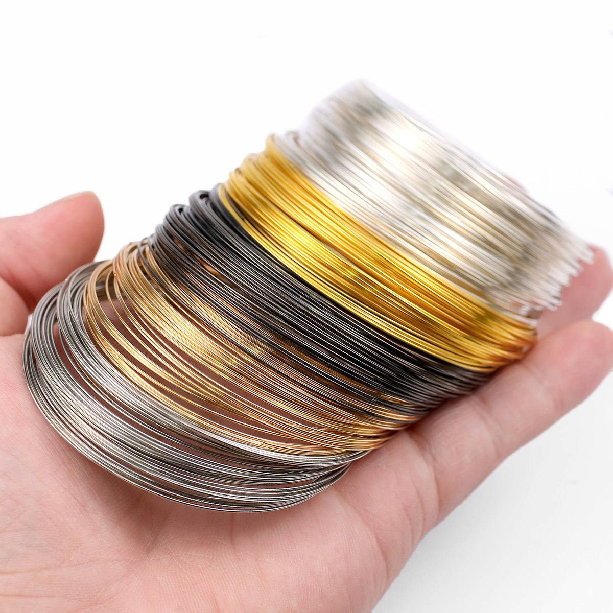 50Loops/Lot 0.6mm Memory Steel - Memory Wire Bracelet recension och pris