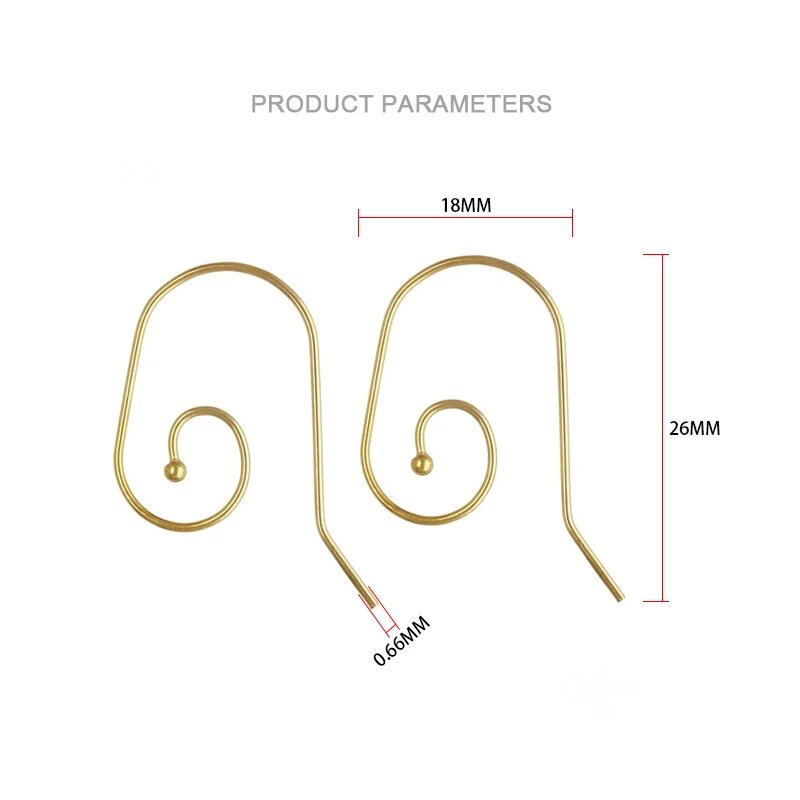Interchangeable Ball End Ear W - Jewelry Making Gold Wire recension och pris