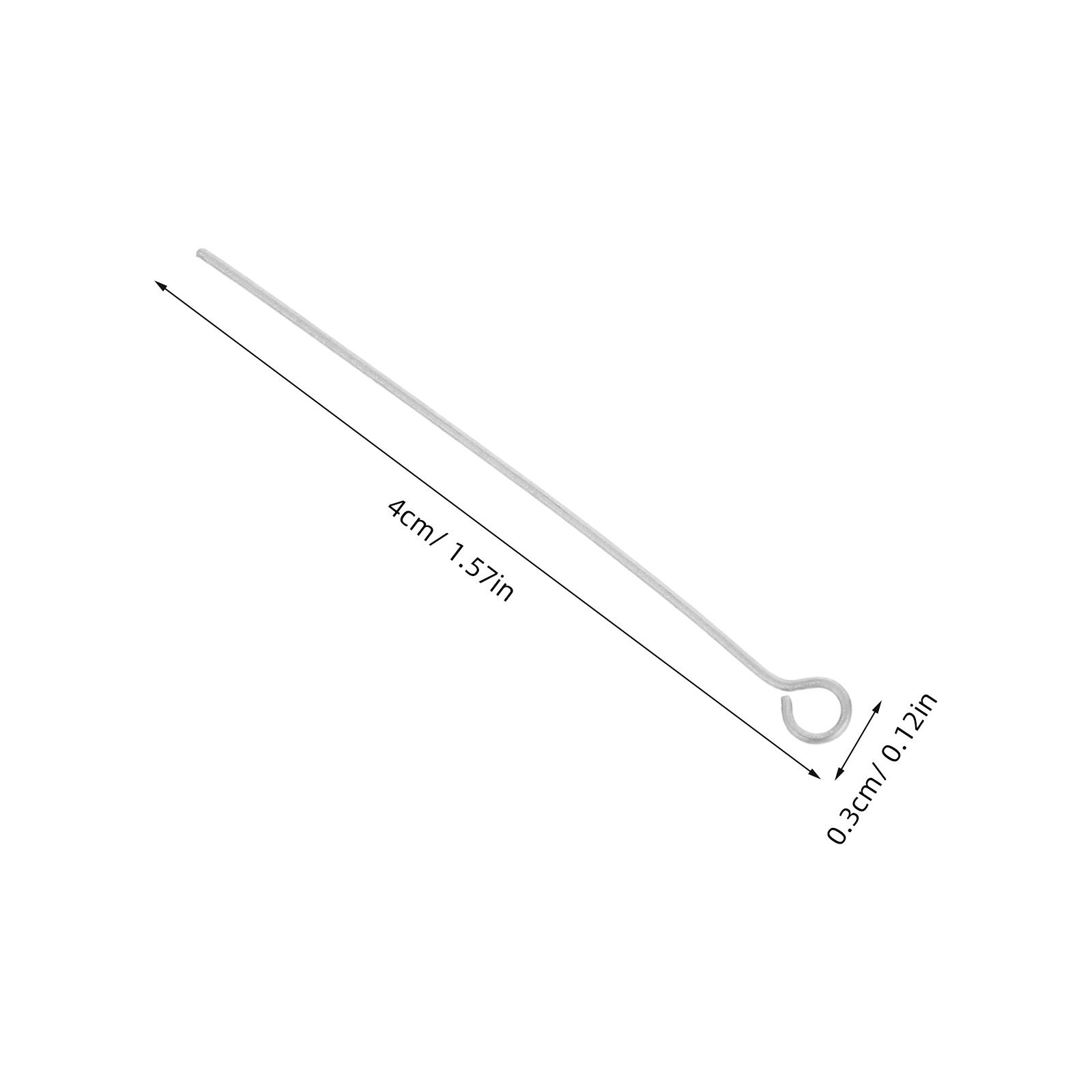 300Pcs Stainless Steel Open Ey - Jewelry Making Charms recension och pris