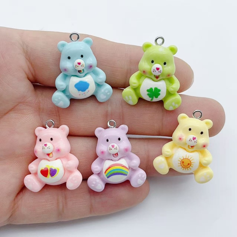10pcs cartoon animal charm pen - Jewelry Making Charms recension och pris