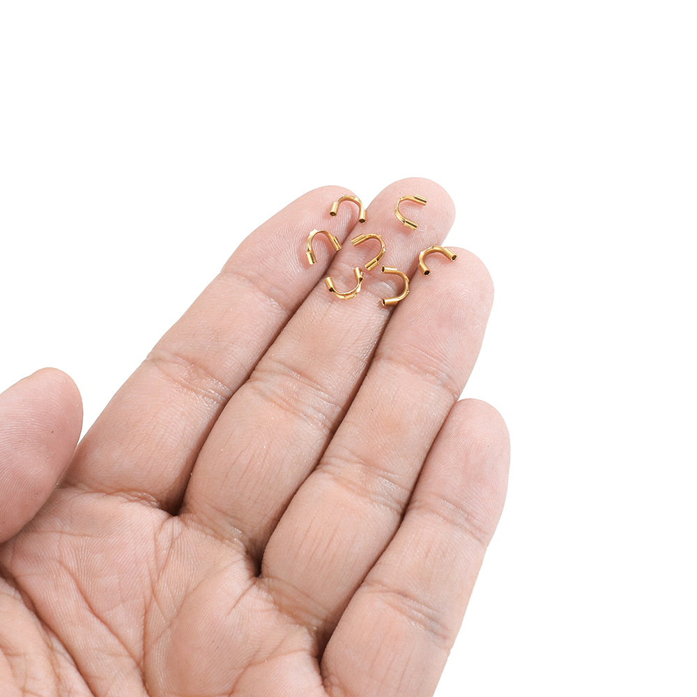 50pcs Gold Plated Stainless St - Jewelry Making Gold Wire recension och pris