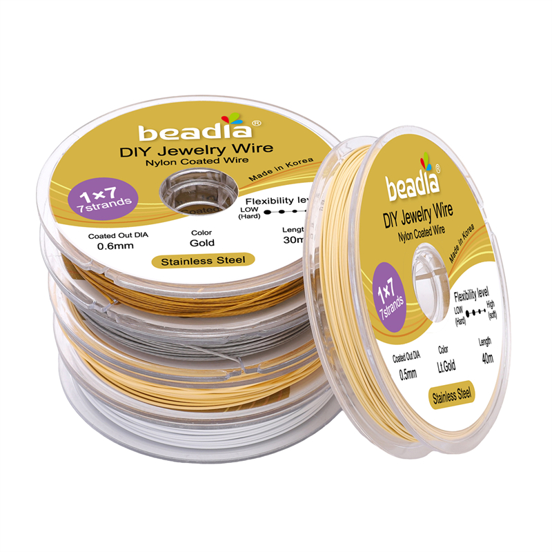 30-50M/Roll 304 Stainless Stee - Jewelry Making Gold Wire recension och pris