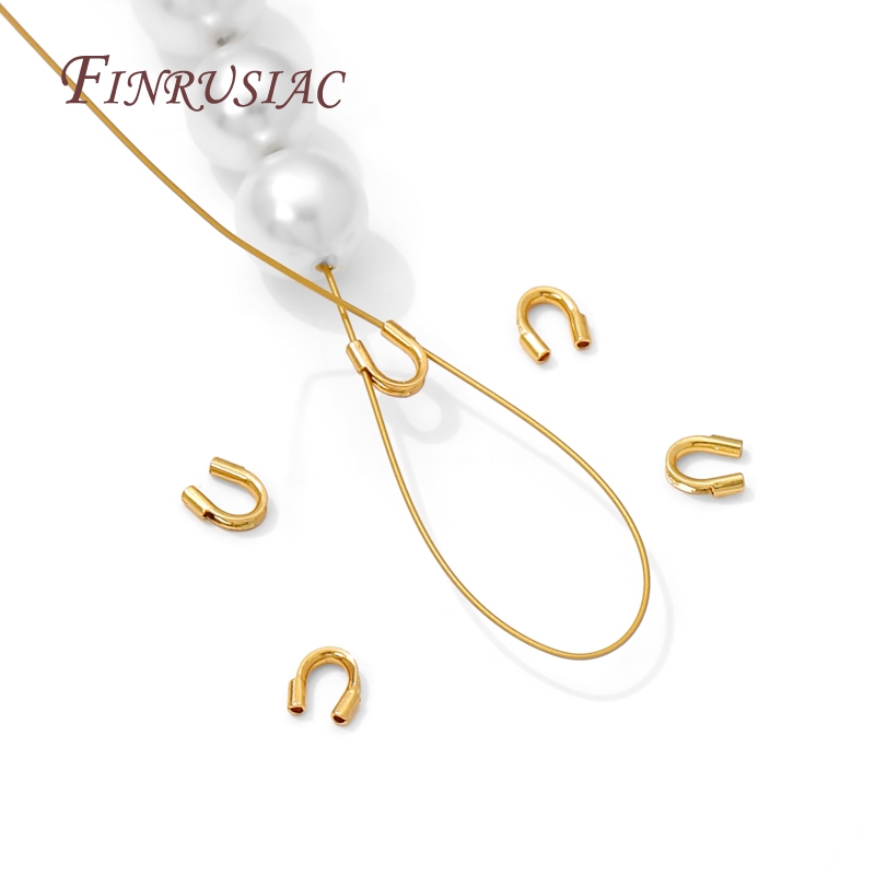 18K Gold Plated Protective End - Jewelry Making Gold Wire recension och pris