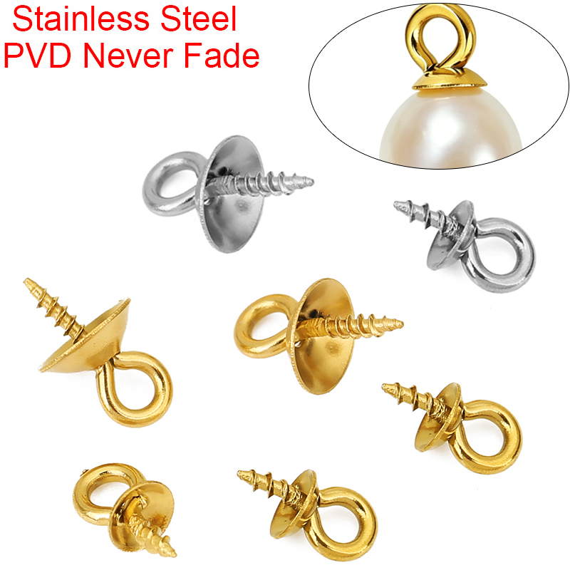 20pcs Stainless Steel Pearl Pe - Jewelry Making Drill recension och pris
