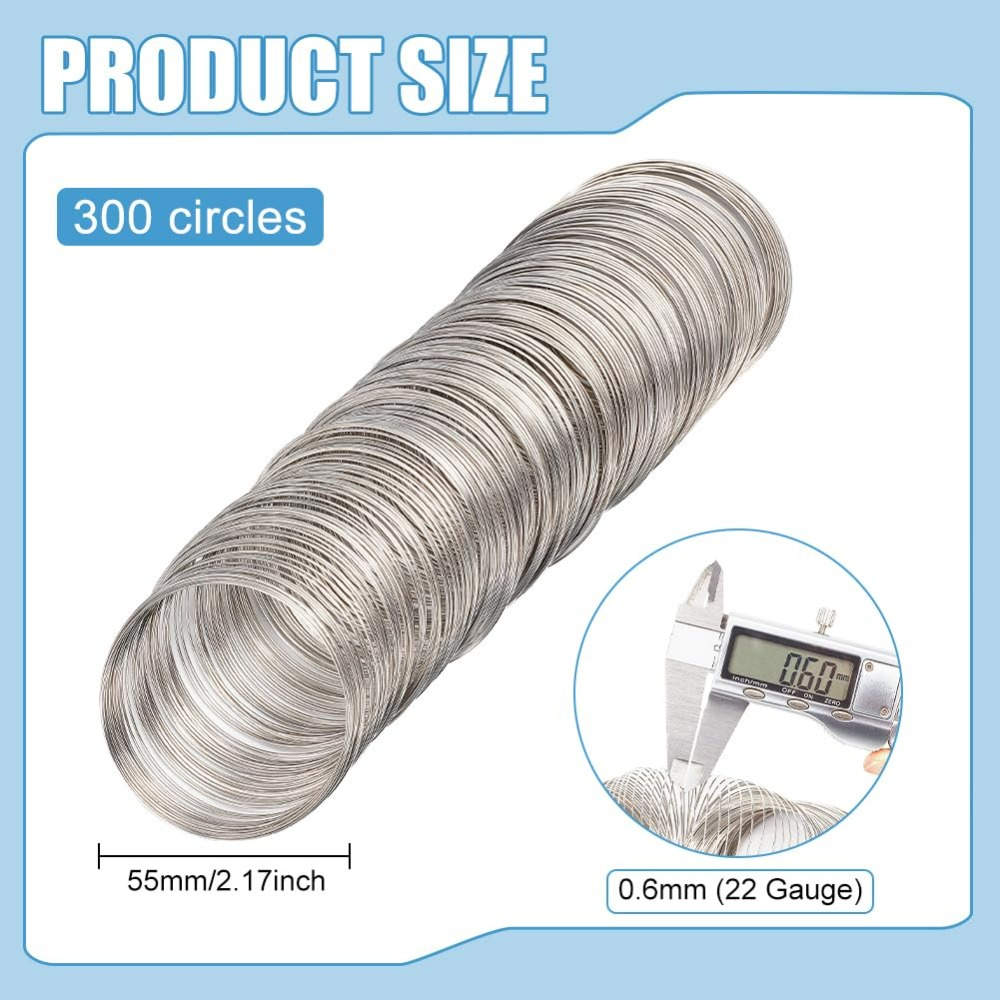 300 Loop Jewelry Wire Memory B - Memory Wire Bracelet recension och pris