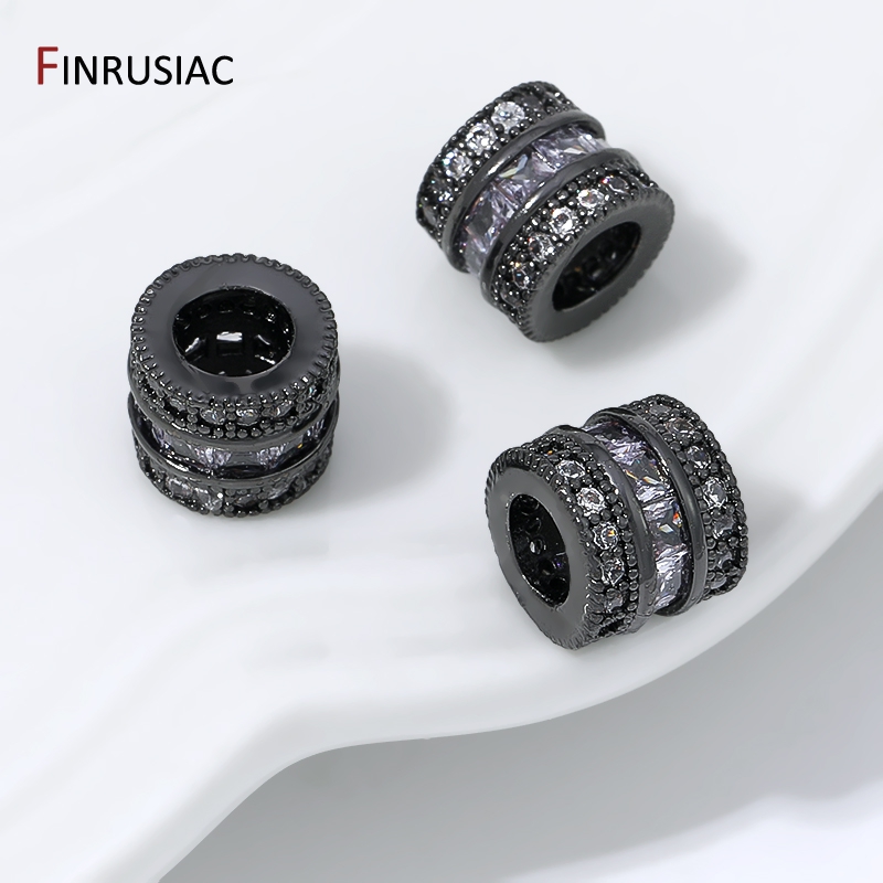 Black Color Brass Barrel Shape - Jewelry Making Youtube recension och pris