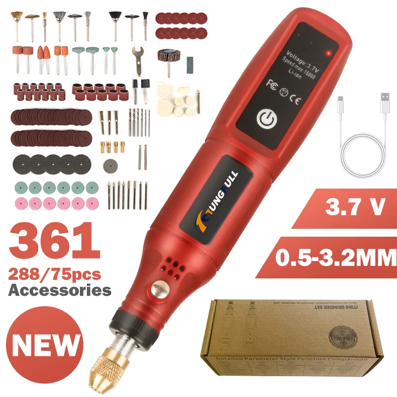 USB Rechargeable Cordless Engr - Jewelry Making Drill recension och pris