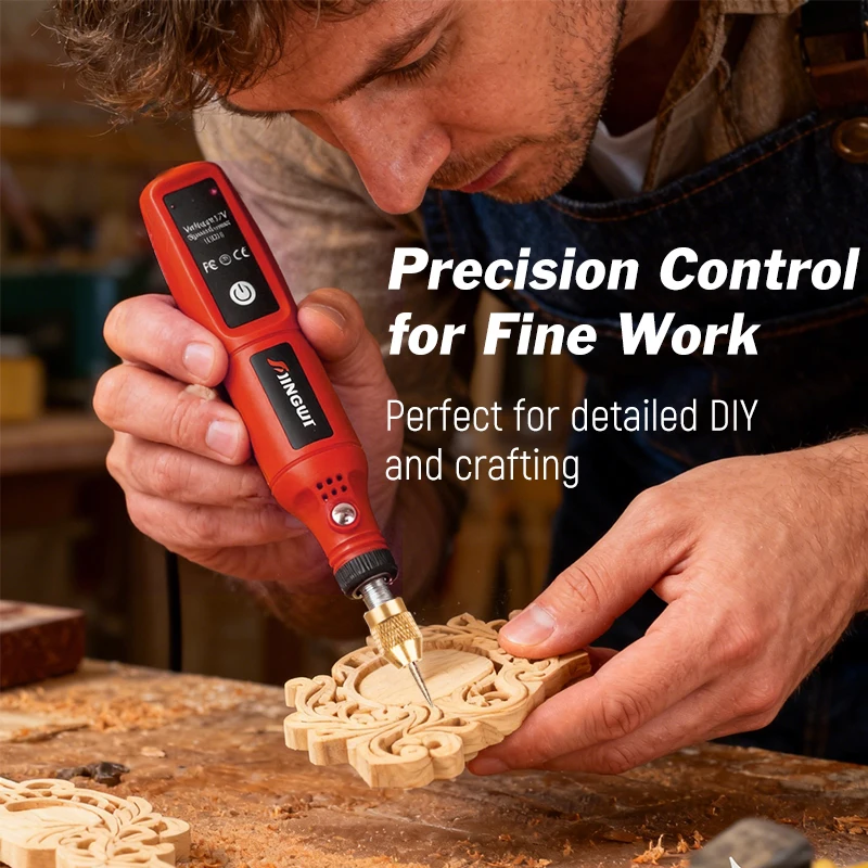 USB Rechargeable Cordless Engr - Jewelry Making Drill recension och pris