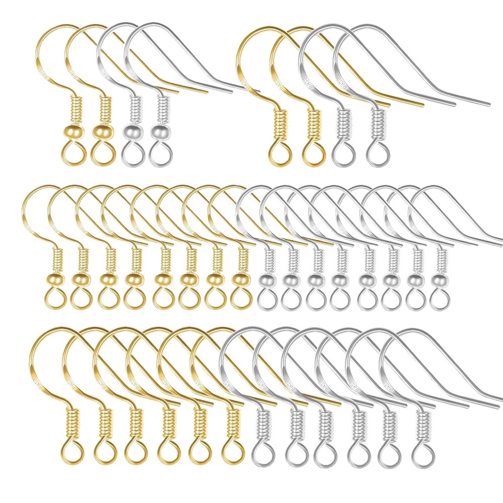 Gold Plated Earring Hooks 100P - Jewelry Making Gold Wire recension och pris