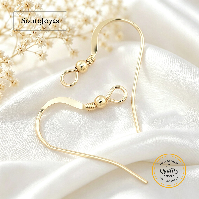 14K Gold Filled Ear Wire For D - Jewelry Making Gold Wire recension och pris