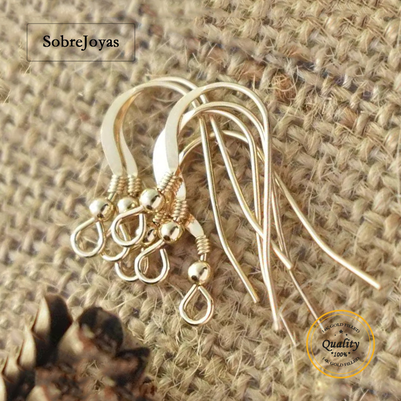 14K Gold Filled Ear Wire For D - Jewelry Making Gold Wire recension och pris
