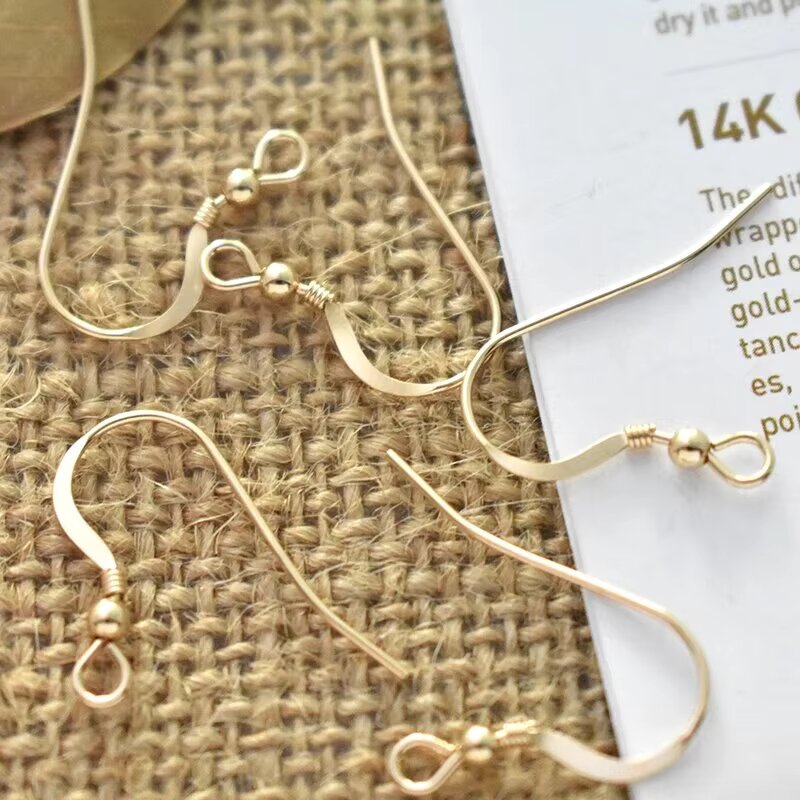 14K Gold Filled Ear Wire For D - Jewelry Making Gold Wire recension och pris