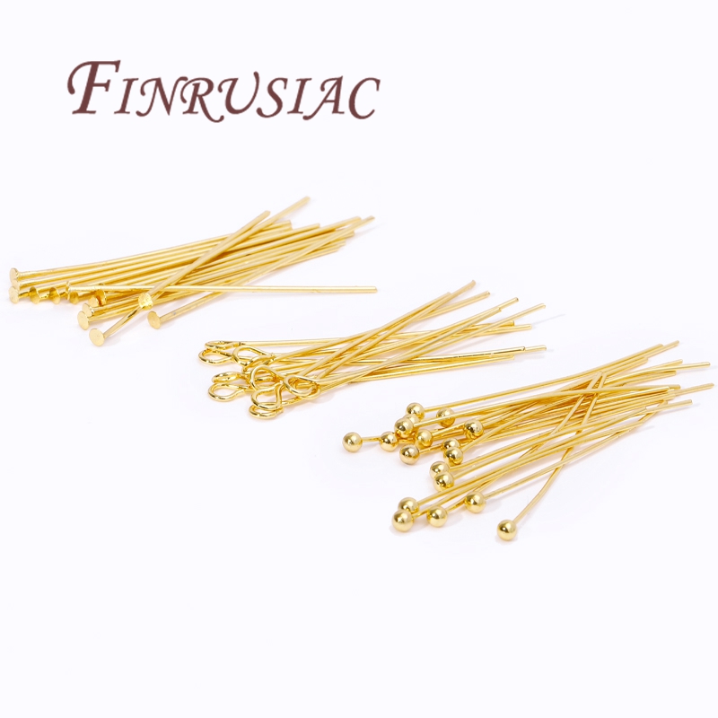 50Pcs 20-50mm Gold Plated Pins - Jewelry Making Drill recension och pris