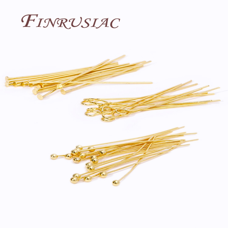 50Pcs 20-50mm Gold Plated Pins - Jewelry Making Drill recension och pris